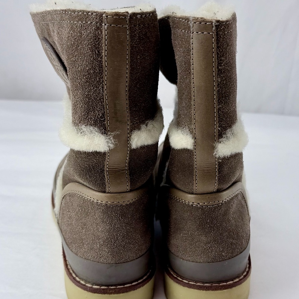 Tory Burch Brown Suede Winter Boots - Picture 3 of 10